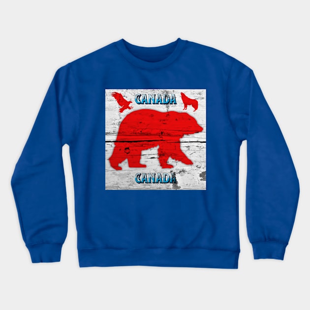 Canada Crewneck Sweatshirt by Nicoart2077